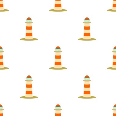 Deniz feneri model sorunsuz vektör