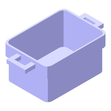 Buzdolabı ikonu izometrik vektörü. Onarım aygıtı