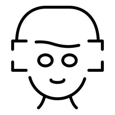 Çocuk göz ikonu ana hatlarını kontrol et. Görsel algı