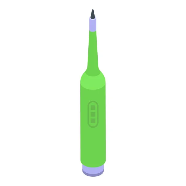 Electric toothbrush icon isometric vector. Tooth brush — Stock Vector