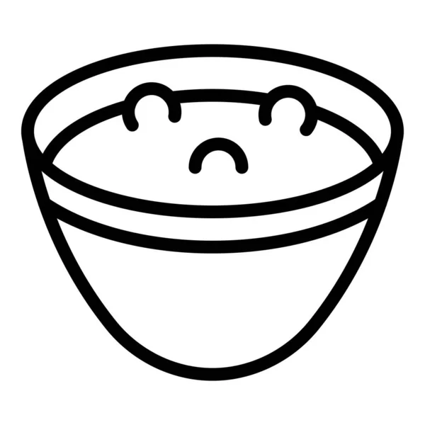 Морський кремовий суп-іконний вектор. Французька їжа — стоковий вектор
