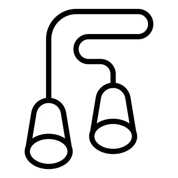 Ppe earplugs icon outline vector. Earplug auditory — Stock Vector