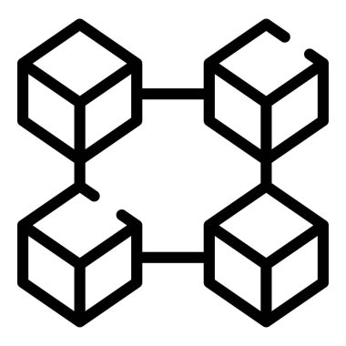 Sanal tur sistemi ikonu ana hatları vektörü. Kamera açısı