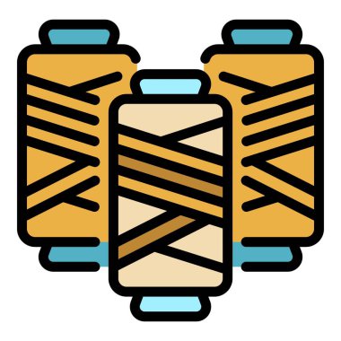 Spikerler simge rengi dış hat vektörünü dik