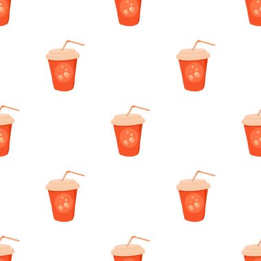 Soda deseni dikişsiz vektör