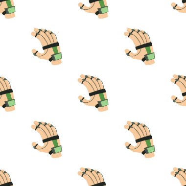 Vr manipülatör deseni pürüzsüz vektör
