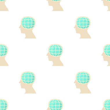 Küresel desenli, pürüzsüz vektör başı