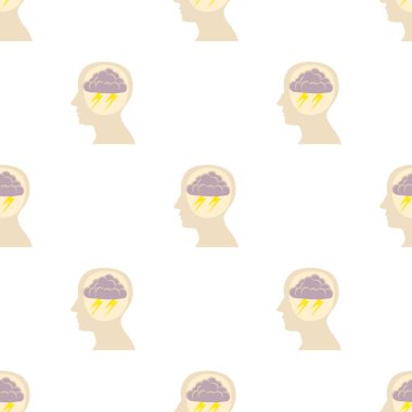 Fırtına desenli başsız vektör