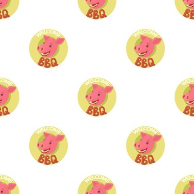 Barbekü desensiz vektöre davete hoşgeldiniz