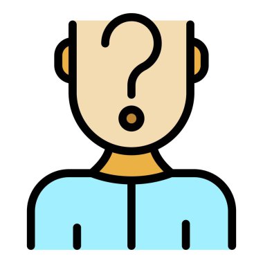 Demokrasi simgesi renk ana hatları vektörü