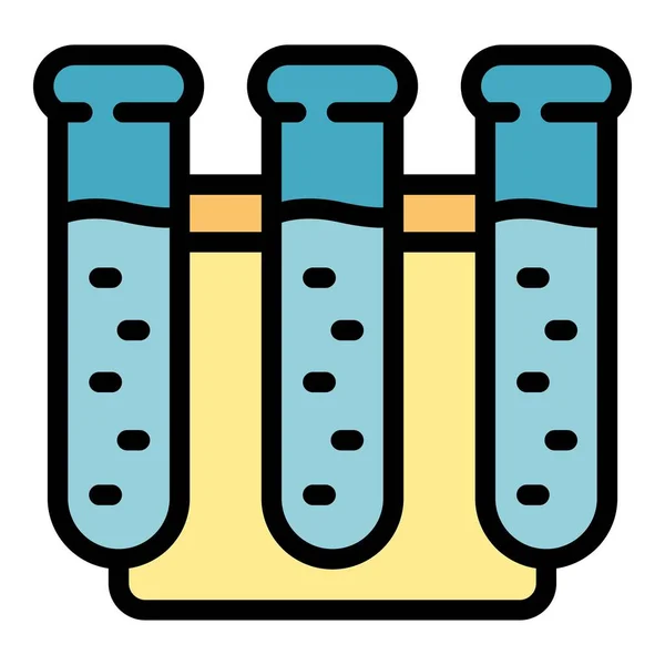 Analysebuizen pictogram kleur omtrek vector — Stockvector