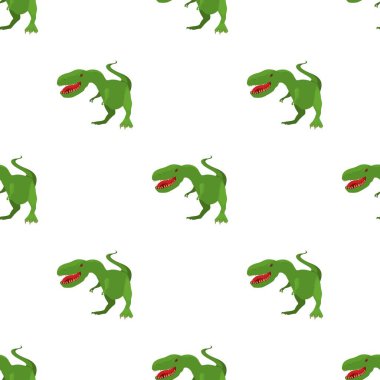 Dinozor tyrannosaur deseni pürüzsüz vektör