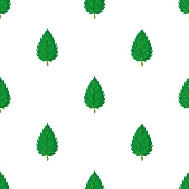Isırgan yaprağı deseni dikişsiz vektör