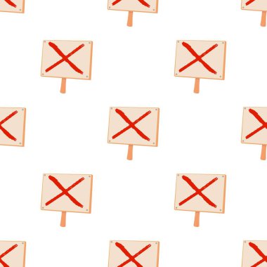 Çapraz işaret deseni dikişsiz vektör