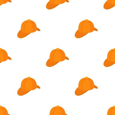 İngilizce şapka desenli kusursuz vektör