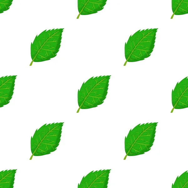 Σημύδας φύλλα μοτίβο απρόσκοπτη διάνυσμα — Διανυσματικό Αρχείο