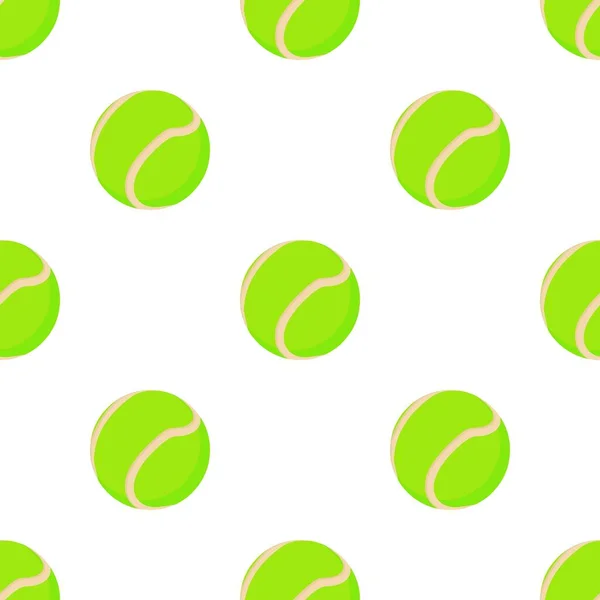 Modello di palla da tennis vettore senza soluzione di continuità — Vettoriale Stock