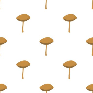 Sarı mantar desenli dikişsiz vektör