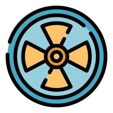 Araştırma işareti simgesi renk ana hatları vektörü