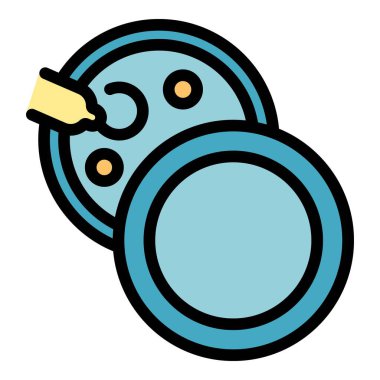 Petri kabı renk ana hatlarını test et