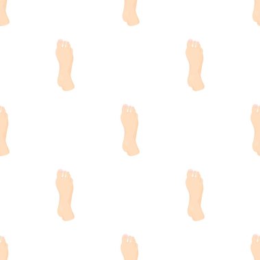 İnsan ayağı desensiz vektör