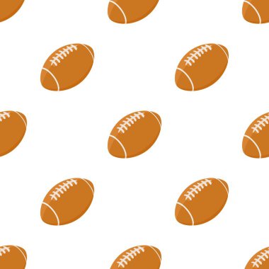 Rugby topu desenli kusursuz vektör