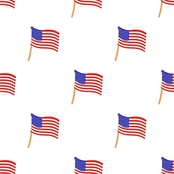 Patrón de bandera de EE.UU. vector sin costura — Archivo Imágenes Vectoriales