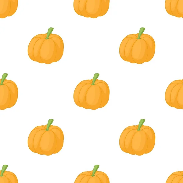 Pumpkin pattern seamless vector — Stock Vector