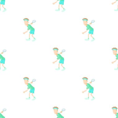 Tenis oyuncusu şablonu kusursuz vektör