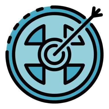 Hedef simge renk ana hatlarını başlat