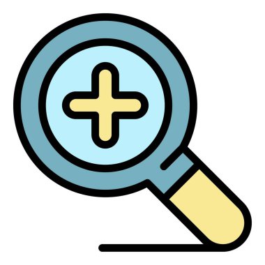 Büyütme simgesi renk özet vektörünü büyüt