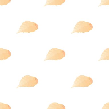 Deniz kabuğu desenli dikişsiz vektör