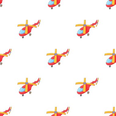 Kırmızı helikopter şablonu kusursuz vektör