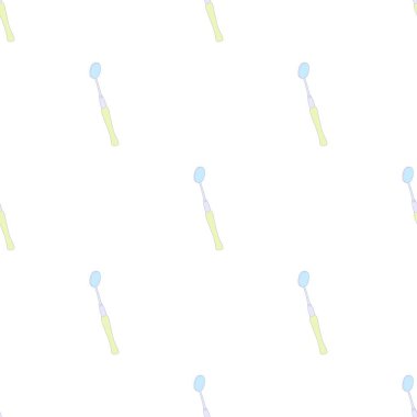 Diş aynası desenli kusursuz vektör