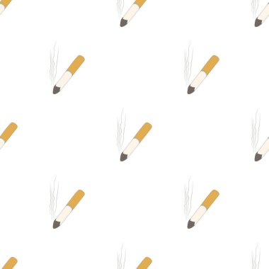 Cigarette butt pattern seamless vector
