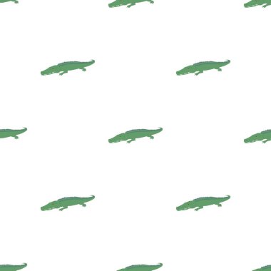 Timsah desenli kusursuz vektör