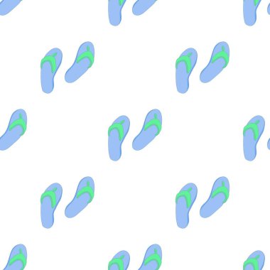 Plaj ayakkabı desenleri kusursuz vektör