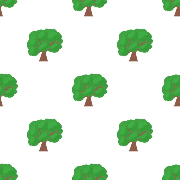Ένα δέντρο με ένα διάχυτο πράσινο μοτίβο στέμμα αδιάλειπτη διάνυσμα — Διανυσματικό Αρχείο