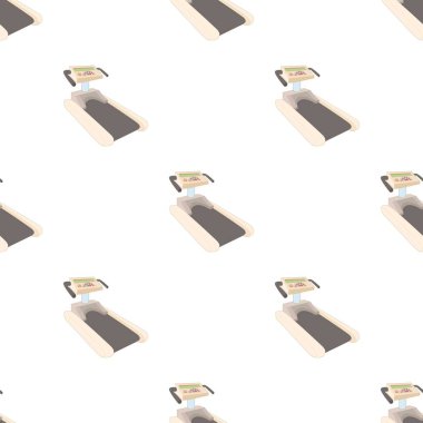 Koşu bandı desenli kusursuz vektör