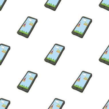 Tablet oyun konsolu desensiz vektör