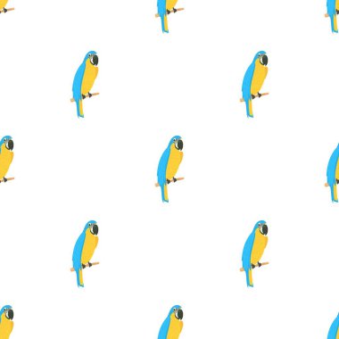Papağan deseni kusursuz vektör