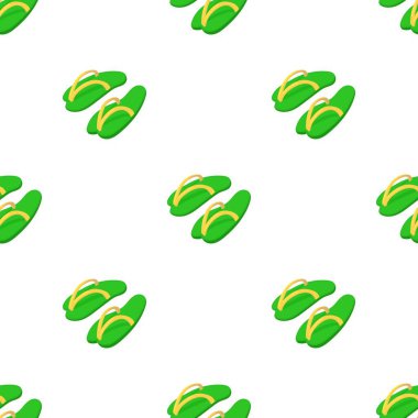 Yaz parmak arası terlik desensiz vektör