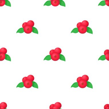 Kırmızı frenk üzümü deseni pürüzsüz vektör