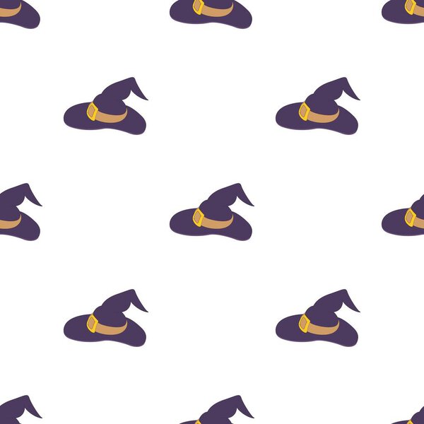 Witch hat pattern seamless vector
