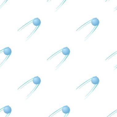 Yapay Dünya uydu şablonu kusursuz vektör