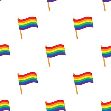 Bayrak LGBT desensiz vektör