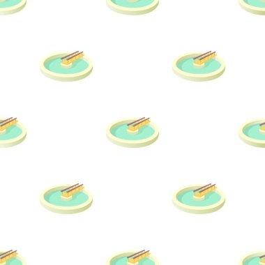 Yuvarlak havuz deseni dikişsiz vektör