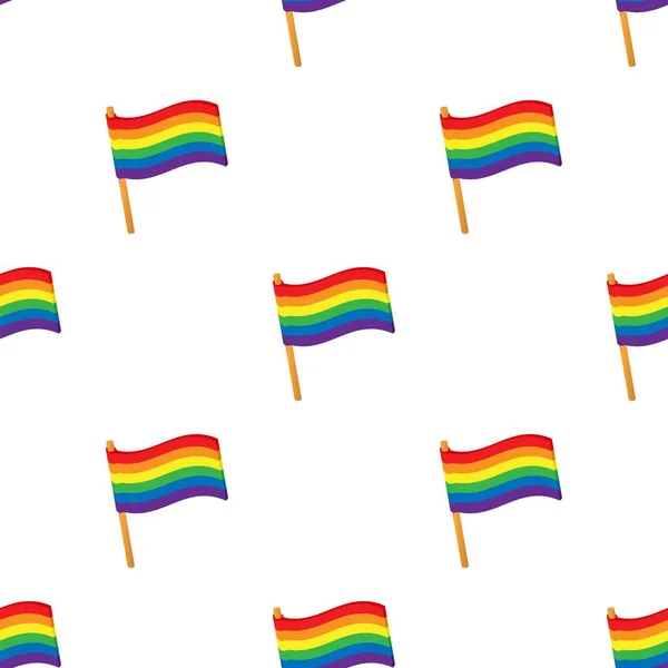 Drapeau modèle LGBT vecteur sans couture — Image vectorielle