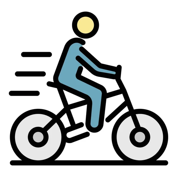 Велосипедный вектор контура — стоковый вектор