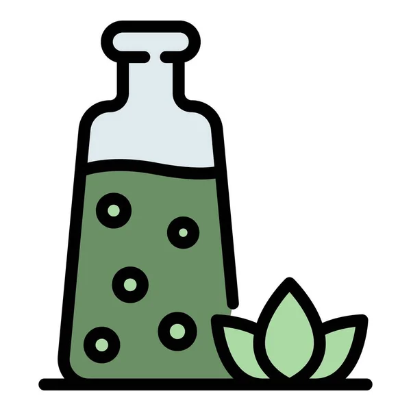 Vektor barvy ikony láhve lázeňského mýdla — Stockový vektor